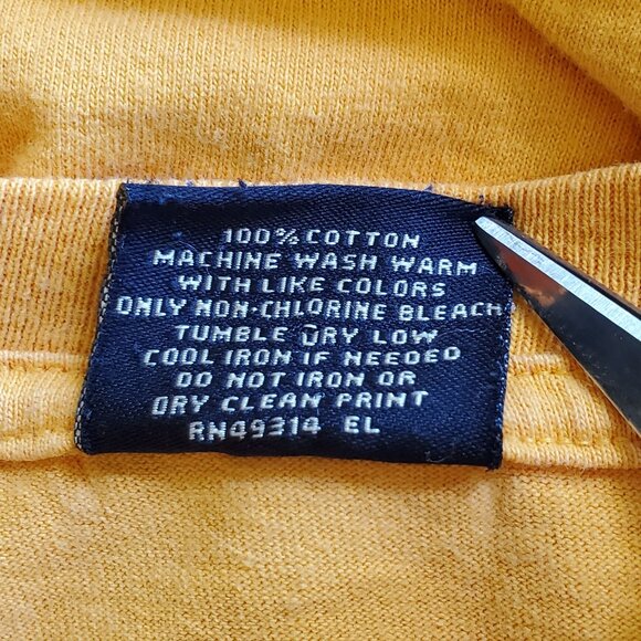 Iowa State University Cyclones Long Sleeve Tee Large Crewneck Knit Stretch - Picture 9 of 11